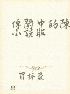 传闻中的陈芊芊小说版封面