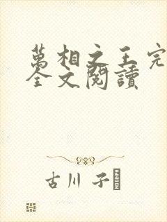 万相之王完整版全文阅读