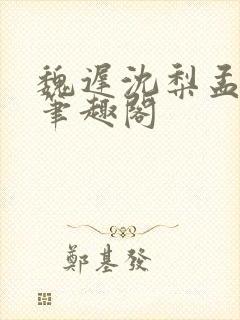 魏迟沈梨孟灵薇笔趣阁