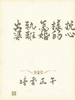 出轨怎样挽回老婆离婚的心封面