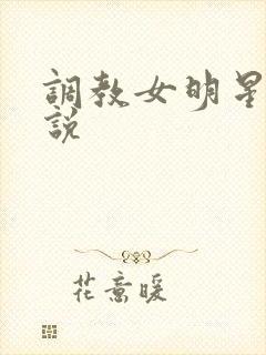 调教女明星的小说