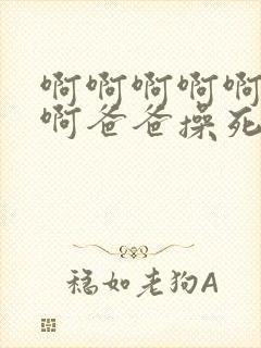 啊啊啊啊啊啊啊啊爸爸操死我我好爽啊封面