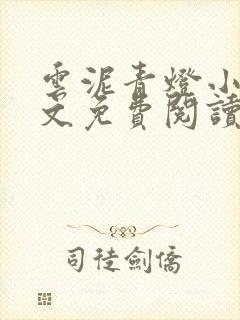 云泥青灯小说全文免费阅读无弹窗