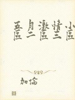 五月激情小说一区二区三区