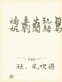 娇妻出轨日记婉婉刘闯结局小说免费