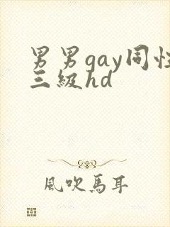 男男gay同性三级hd
