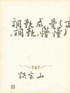 调教成爱(高h,调教,懵懂)封面
