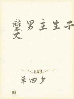 双男主生子高干文