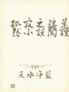 孤寂之狼叶凡嫣然小说阅读全文免费