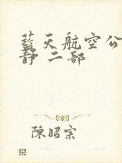 蓝天航空公司王静 二部