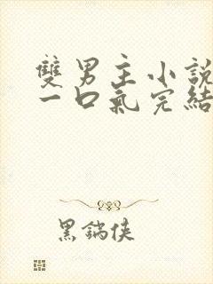 双男主小说推文一口气完结