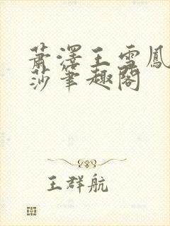 萧泽王雪凤苏丽莎笔趣阁