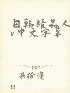 日韩精品人妻av中文字幕