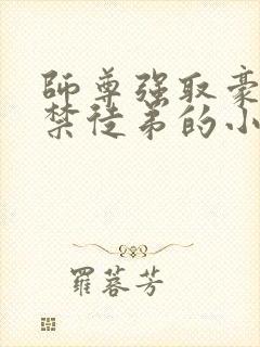 师尊强取豪夺囚禁徒弟的小说封面