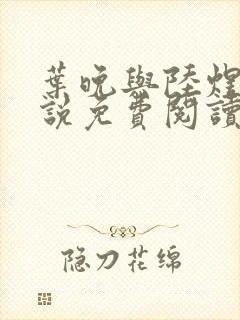 叶晚与陆煜川小说免费阅读