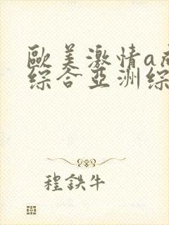 欧美激情a成人综合亚洲综合