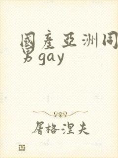 国产亚洲同性男男gay