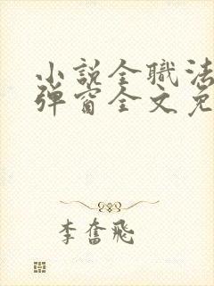 小说全职法师无弹窗全文免费阅读封面