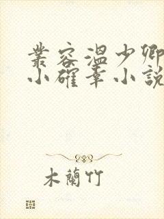 丛容温少卿我的小确幸小说