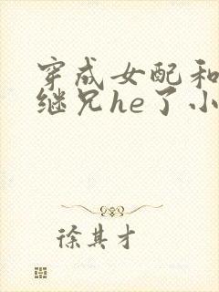 穿成女配和女主继兄he了小说