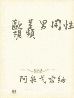 欧美男同性激情视频