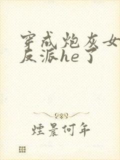 穿成炮灰女配和反派he了