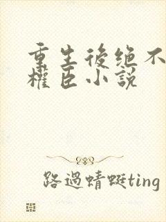 重生后绝不嫁给权臣小说封面