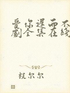 爱你迟而不晚短剧全集在线观看免费封面