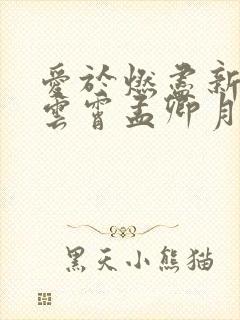 爱于燃尽新生顾云霄孟卿月小说