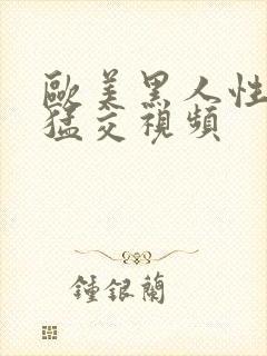 欧美黑人性黑人猛交视频