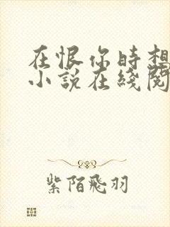 在恨你时想起爱小说在线阅读