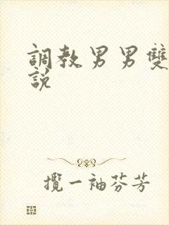 调教男男双性小说