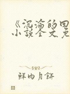 《沉沦的回音》小说全文免费阅读无封面