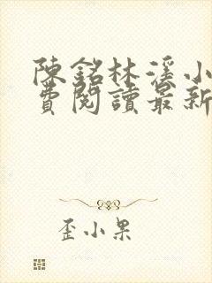 陈铭林溪小说免费阅读最新章节更新