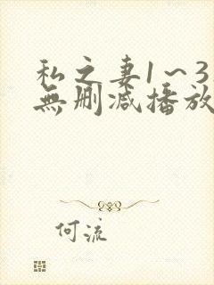 私之妻1～3集无删减播放