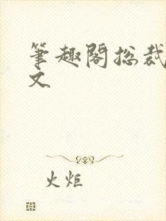 笔趣阁总裁高干文