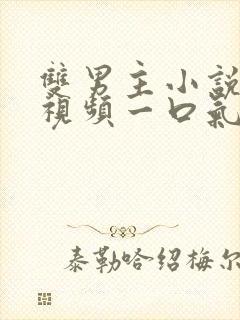 双男主小说推文视频一口气读完封面