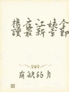 杨夜江姨全文阅读最新章节