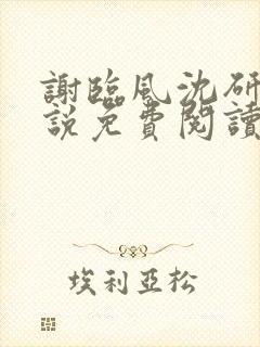 谢临风沈研卿小说免费阅读最新章节