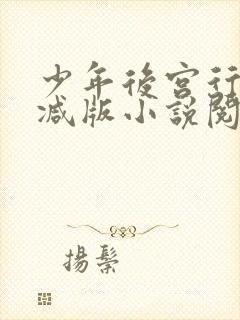 少年后宫行无删减版小说阅读封面