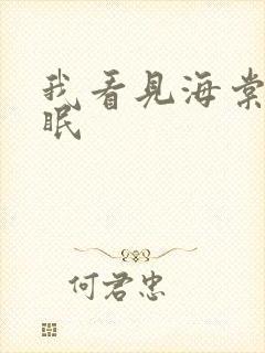 我看见海棠花未眠