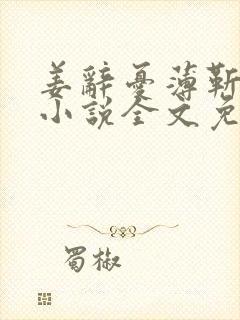 姜辞忧薄靳修的小说全文免费阅读笔趣阁封面