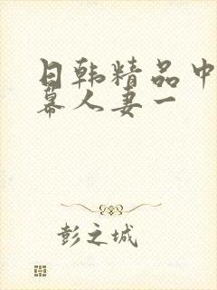 日韩精品中文字幕人妻一