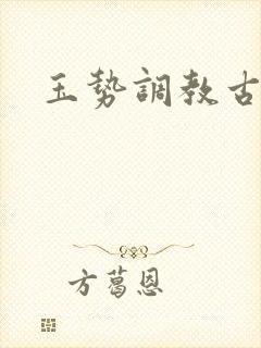 玉势调教古言封面