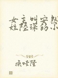 女主叫安然男主姓陆琛的小说