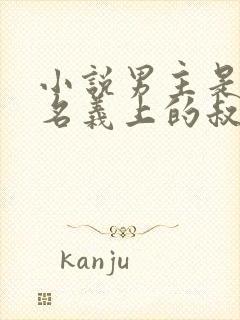 小说男主是女主名义上的叔叔