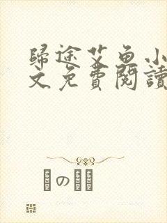 归途艾鱼小说全文免费阅读