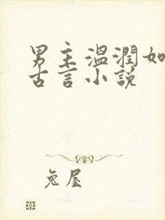 男主温润如玉的古言小说封面