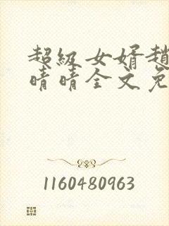 超级女婿赵旭李晴晴全文免费