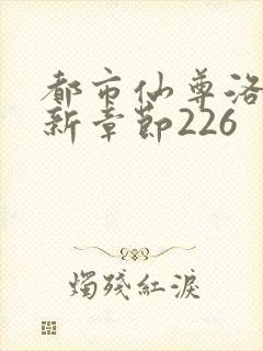 都市仙尊洛尘最新章节226